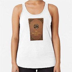 The Neverending Story Realistic Book Racerback Tank Top