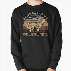 Funny Gift For Graphic Neverending Arts Story Films Never Give Up Gifts For Fan Pullover Sweatshirt