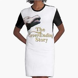 NeverEnding Story Graphic T-Shirt Dress