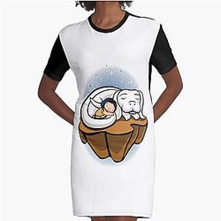 Retro Vintage Neverending Friendship Love You Graphic T-Shirt Dress