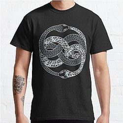 AURYN uroboros. Snake biting it's own tail. Neverending story. Classic T-Shirt