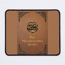 The Neverending Story Realistic Book Mouse Pad