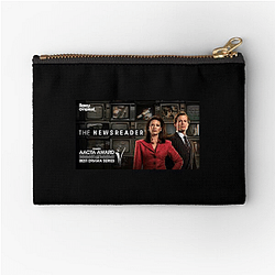 Public Scrutiny The Newsreader Zipper Pouches
