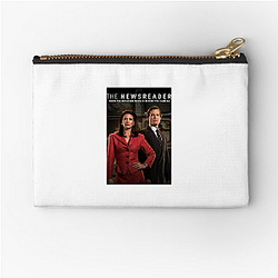 On-Air Emotions The Newsreader Zipper Pouches