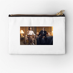 Breaking Stories The Newsreader Zipper Pouches