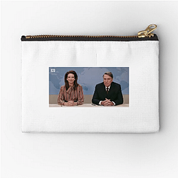 Professional Rivalry The Newsreader Zipper Pouches
