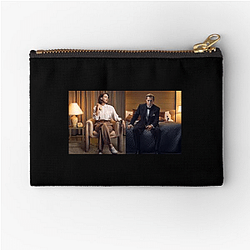 Breaking Stories The Newsreader Zipper Pouches