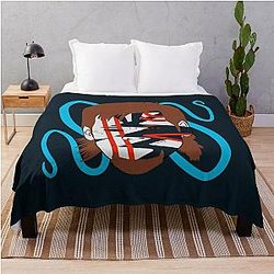 Theo Von Space Tribal Sticker  Throw Blanket RB3107