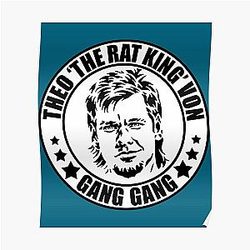 Theo Von Sticker  Poster RB3107