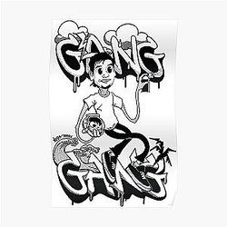 Theo Von - Gang Gang- Get That Hitter! Emma Terry Poster RB3107
