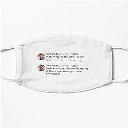 theo von wendy’s tweet Flat Mask RB3107