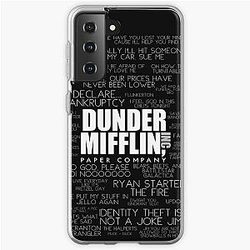 The Office Cases - The Office™ Quotes Dunder Mifflin Inc.  Samsung Galaxy Soft Case RB1801