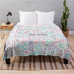 The Office Blanket - Quotes of The Office Throw Blanket RB1801