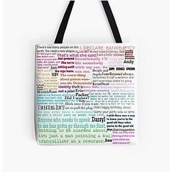 The Office Bags - The Office Quotes All Over Print Tote Bag RB1801