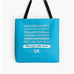 The Office Bags - The Office - Rabies Awareness Fun Run All Over Print Tote Bag RB1801