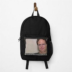 The Office Backpacks - The office Michael scott And Dwight Schrute   Backpack RB1801