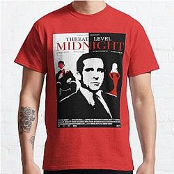 The Office T-Shirts - The Office: Threat Level Midnight Movie Poster Classic T-Shirt RB1801
