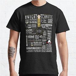 The Office T-Shirts - The Wise Words of Dwight Schrute (Dark Tee) Classic T-Shirt RB1801