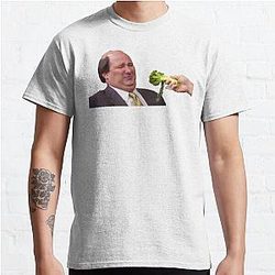 The Office T-Shirts - The Office Kevin Doesn't Like Broccoli Classic T-Shirt RB1801