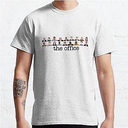 The Office T-Shirts - The Office Characters Classic T-Shirt RB1801