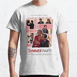 The Office T-Shirts - The Office Dinner Party Poster Classic T-Shirt RB1801