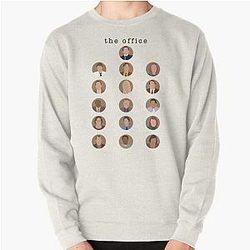 The Office Sweatshirts - The Office Minimalist Cast Pullover Sweatshirt RB1801