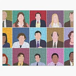 The Office Puzzles - The Faces of The Office Jigsaw Puzzle RB1801