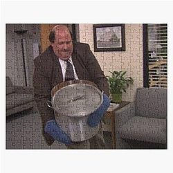 The Office Puzzles - Kevin Malone Holding the Chili Jigsaw Puzzle RB1801