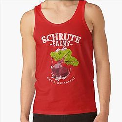 The Office Tank Tops - Schrute Farms Bed &amp; Breakfast The Office Beets Tank Top RB1801