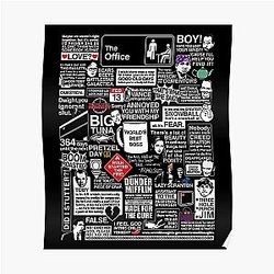 The Office Posters - Wise Words From The Office - The Office Quotes Poster RB1801