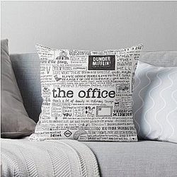 The Office Pillows - A Visual Representation of the Office Throw Pillow RB1801
