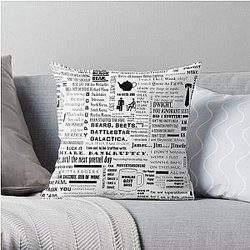 The Office Pillows - The Office Quotes Graphic Throw Pillow RB1801