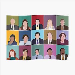 The Office Posters - The Faces of The Office Poster RB1801