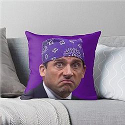 The Office Pillows - prison mike Throw Pillow RB1801