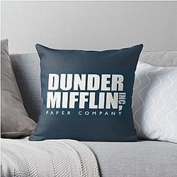 The Office Pillows - Dunder Mifflin - The Office Throw Pillow RB1801