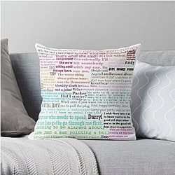 The Office Pillows - The Office Quotes Throw Pillow RB1801