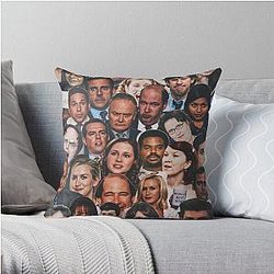 The Office Pillows - The Office Collage  Throw Pillow RB1801