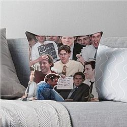 The Office Pillows - Jim Halpert - The Office Throw Pillow RB1801