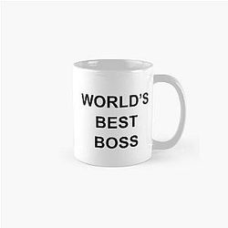 The Office Mugs - Worlds Best Boss The Office Dunder Mifflin Classic Mug RB1801