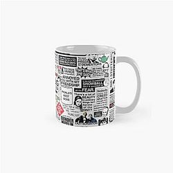 The Office Mugs - Wise Words From The Office - The Office Quotes (Variant) Classic Mug RB1801