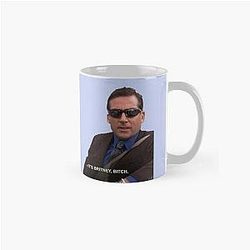 The Office Mugs - michael scott, the office - it's britney, bitch Classic Mug RB1801