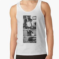 The Office Tank Tops - Kevin's Chili B&amp;W Sequence Tank Top RB1801
