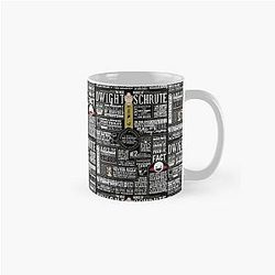The Office Mugs - The Wise Words of Dwight Schrute (Dark Tee) Classic Mug RB1801