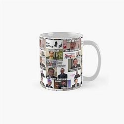 The Office Mugs - The Office US Montage, Dwighst Schute, Michael Scott, Gifts, Collage Classic Mug RB1801
