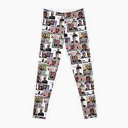 The Office Leggings - The Office US Montage, Dwighst Schute, Michael Scott, Gifts, Collage Leggings RB1801