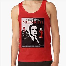The Office Tank Tops - The Office: Threat Level Midnight Movie Poster Tank Top RB1801