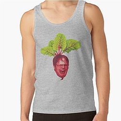 The Office Tank Tops - The Office: Dwight Schrute Beet Tank Top RB1801