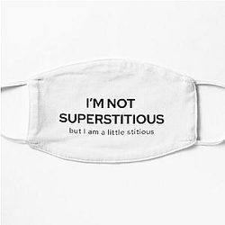 The Office Face Masks - Superstitious - Michael Scott | The Office Flat Mask RB1801
