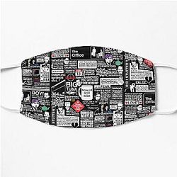 The Office Face Masks - Wise Words From The Office - The Office Quotes Flat Mask RB1801