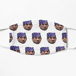 The Office Face Masks - Prison Mike from The Office Pattern Flat Mask RB1801